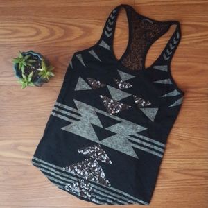 Express Sequin Tank Top